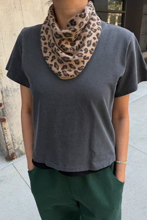 CASHMERE BANDANA - LEOPARD