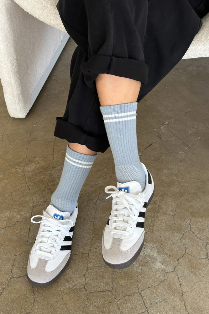 BOYFRIEND SOCKS - BLUE GREY