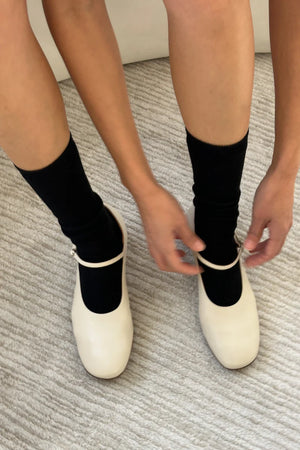 TROUSER SOCKS - BLACK