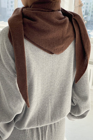 CASHMERE SHAWL - MOCHA