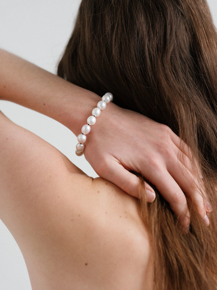 MOSS BRACELET - FRESH WATER PEARL