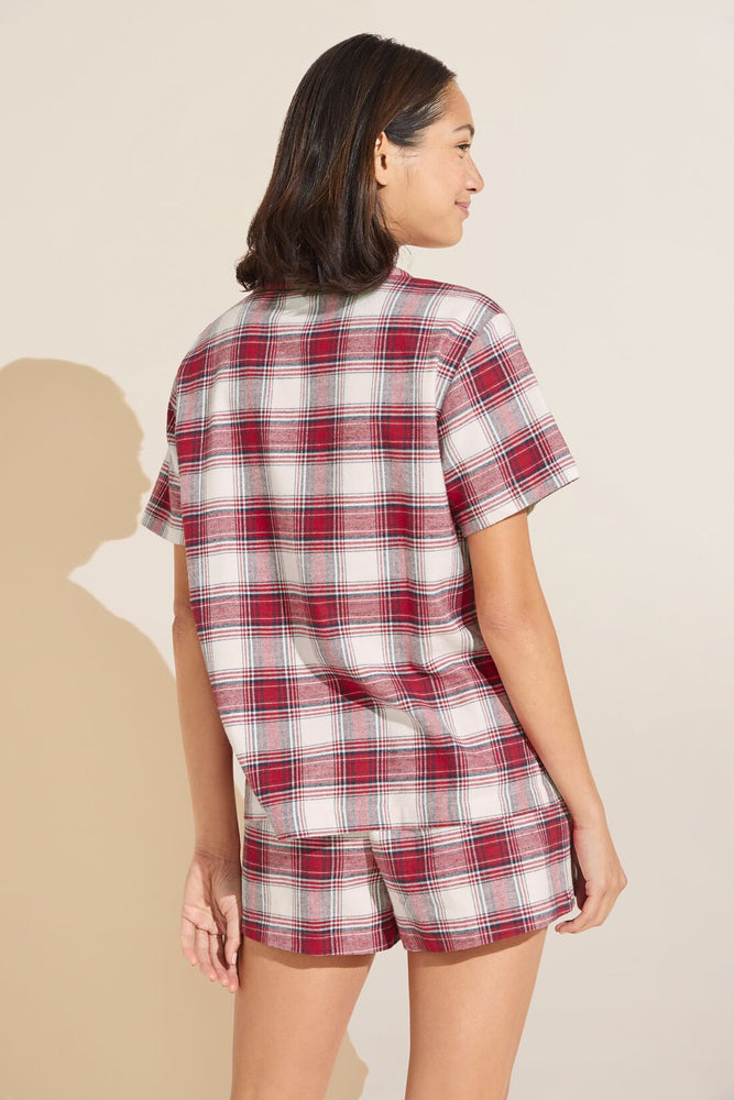 
            
                Load image into Gallery viewer, FLANNEL SHORT PJ SET
            
        