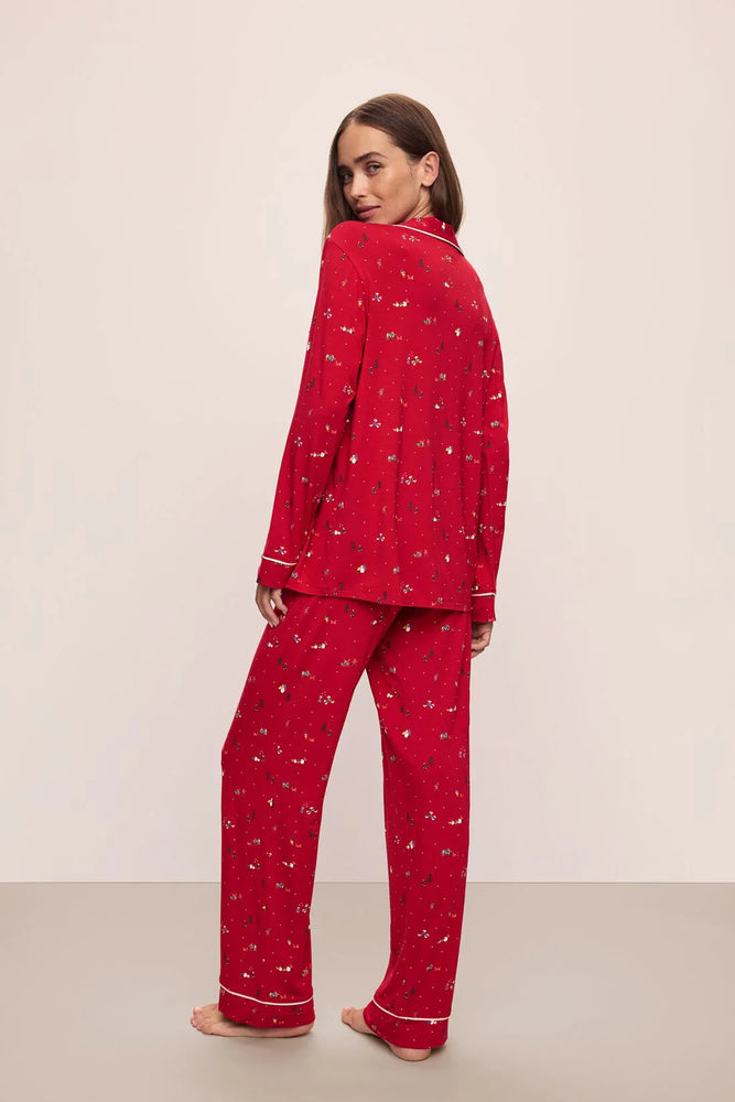 GISELE PRINTED TENCEL MODAL LONG PJ SET - WINTER WONDERLAND