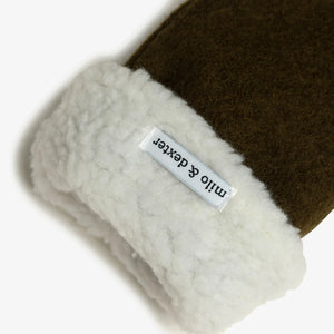 CLASSIC WOOL MITTENS - OREGANO