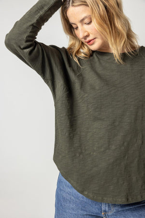
            
                Load image into Gallery viewer, LONG SLEEVE GUSSET BOATNECK
            
        
