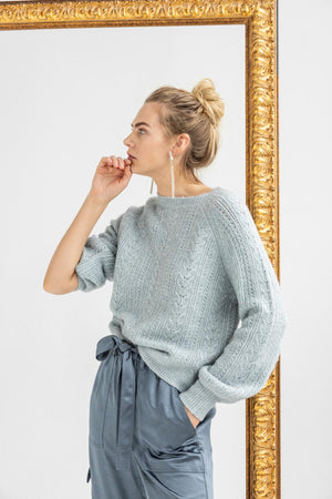 NOVELTY STITCH PULLOVER SWEATER