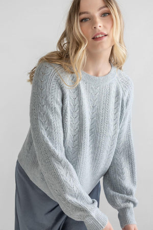 
            
                Load image into Gallery viewer, NOVELTY STITCH PULLOVER SWEATER
            
        