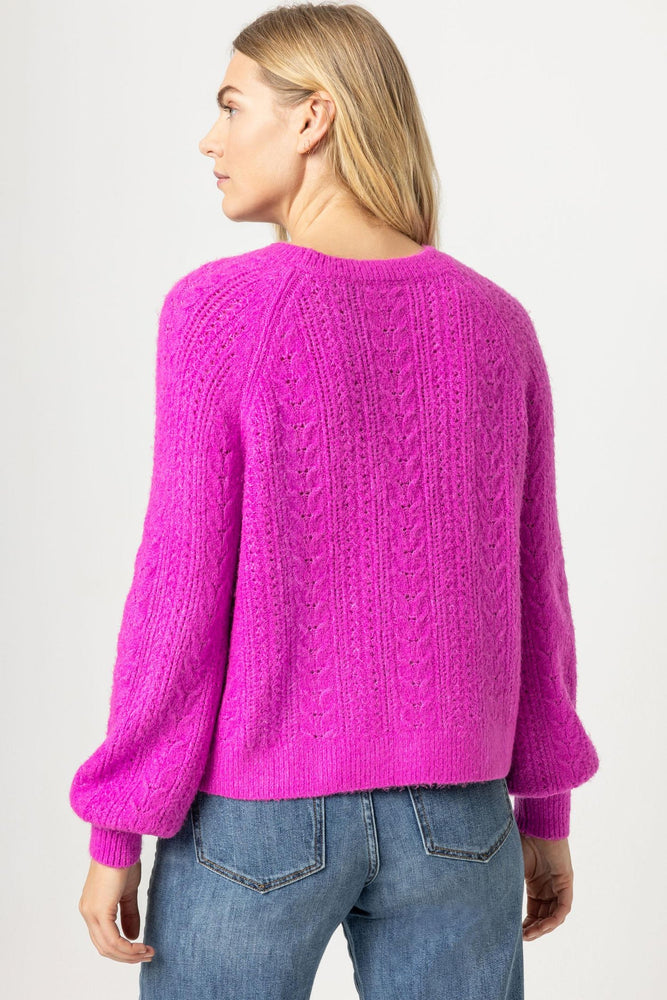 NOVELTY STITCH PULLOVER SWEATER