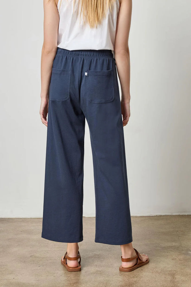 SEAMED WIDE LEG PANT