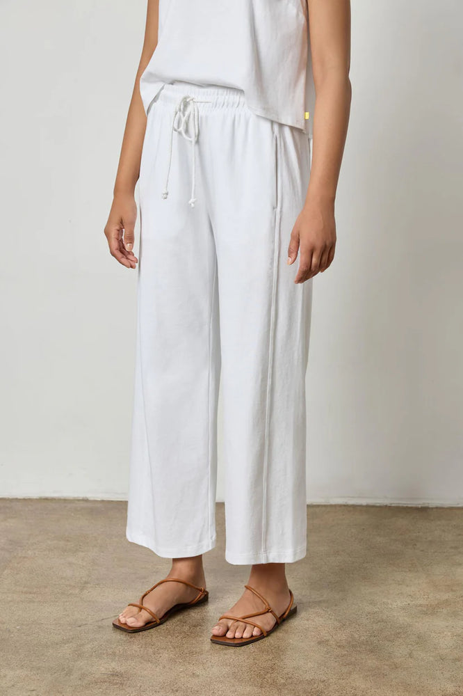 SEAMED WIDE LEG PANT