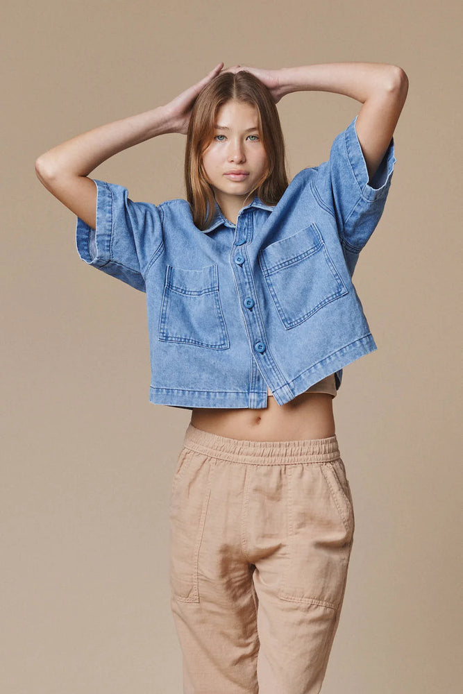 PHINNEY DENIM SHIRT - LIGHT