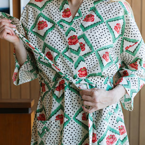 PEONY ROBE - CREAM