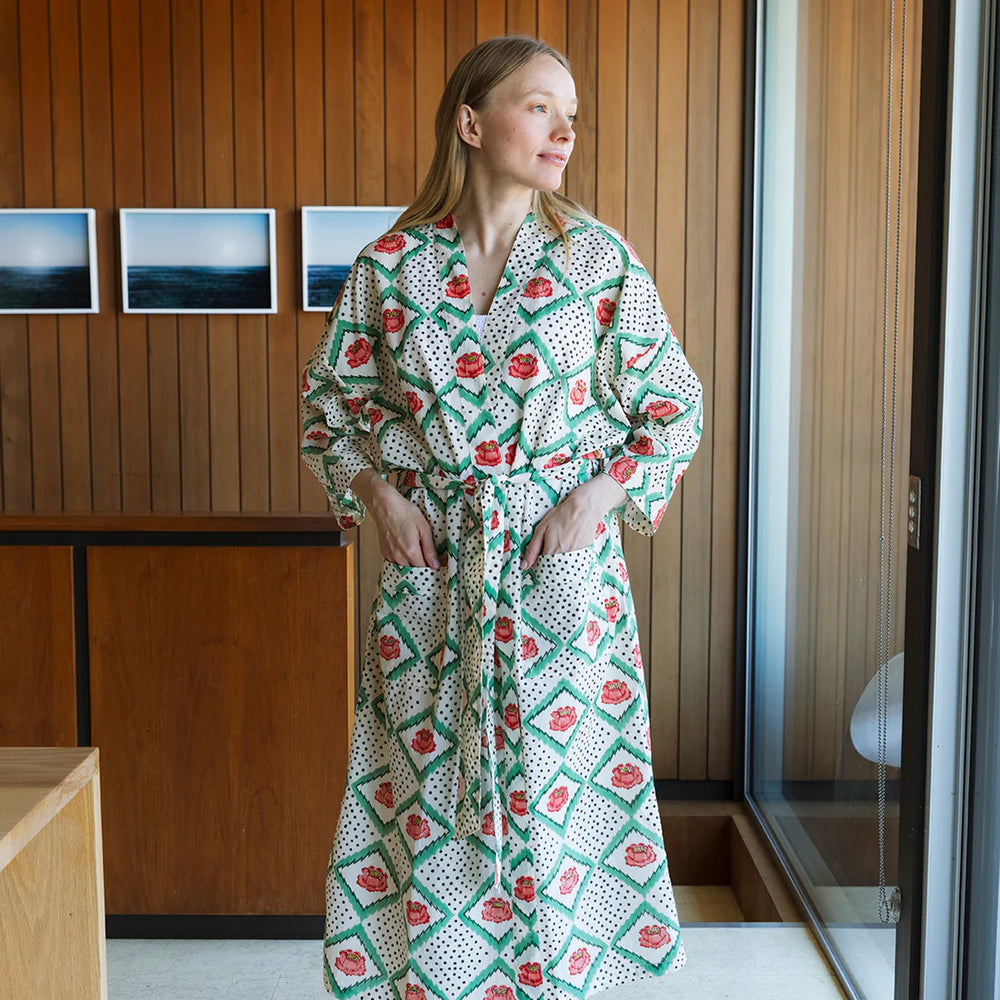 PEONY ROBE - CREAM