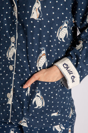 
            
                Load image into Gallery viewer, PENGUIN FLANNEL PJ SET
            
        