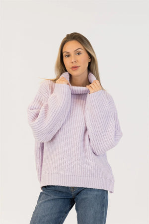 SAHAR MOCKNECK SWEATER