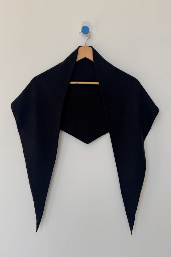 CASHMERE SHAWL - BLACK