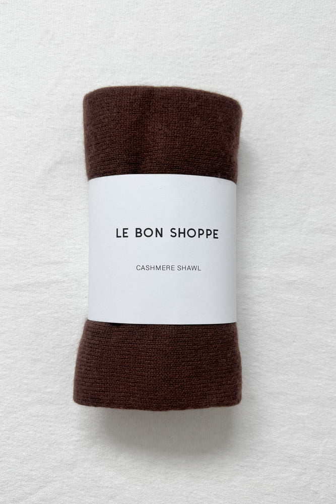 CASHMERE SHAWL - MOCHA