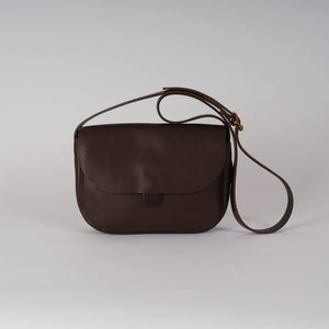 MIDI ORBED TAB BAG - CHOCOLATE