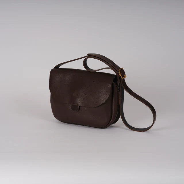 MIDI ORBED TAB BAG - CHOCOLATE