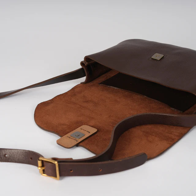 MIDI ORBED TAB BAG - CHOCOLATE