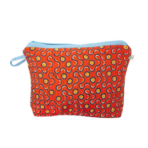 SUNDIAL TRAVEL POUCH - TOMATO RED