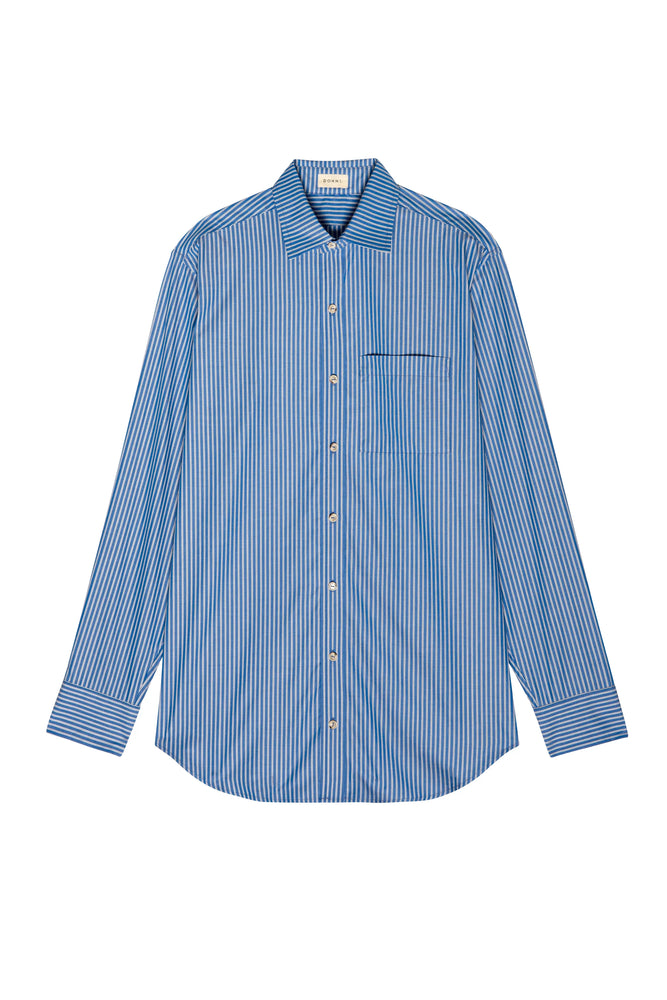 THE POPLIN SHIRT - AZURE