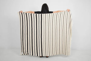 WINSLOW STRIPED LINEN FLEECE THROW