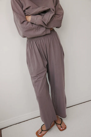 EASY PANT - MUSHROOM