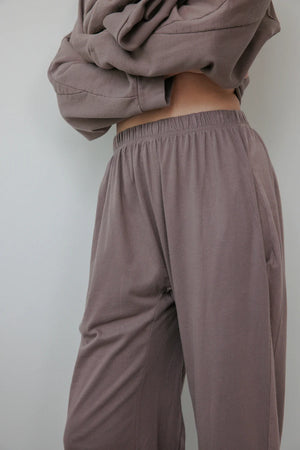 EASY PANT - MUSHROOM