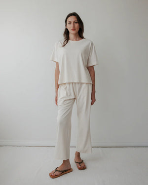 BOX TEE - NATURAL