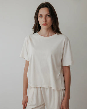 BOX TEE - NATURAL