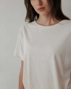 BOX TEE - NATURAL