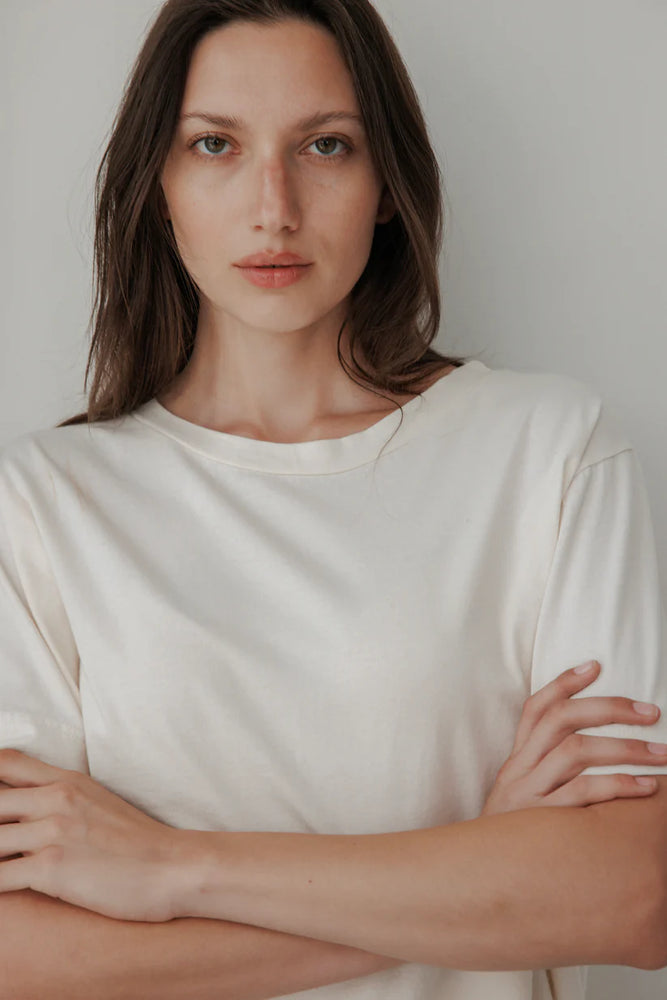 BOX TEE - NATURAL