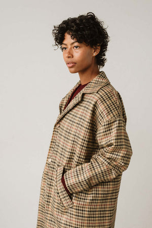 PLAID TRENCH