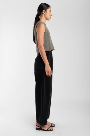 BARREL PANT - BLACK