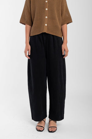 BARREL PANT - BLACK
