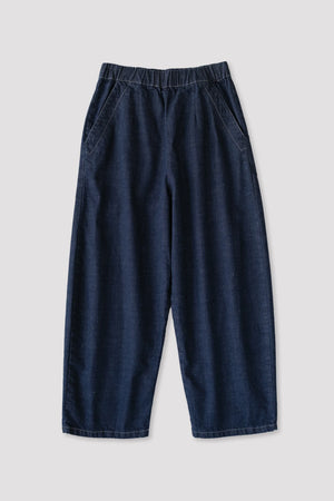 DARK INDIGO BARREL PANT