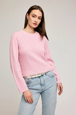 JANICE CABLE CREWNECK SWEATER