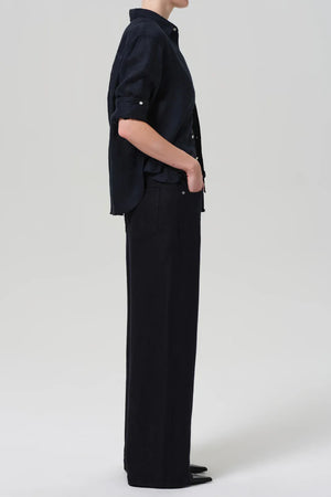 BRYNN DRAWSTRING TROUSER - NAVY
