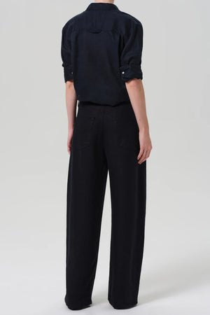 BRYNN DRAWSTRING TROUSER - NAVY