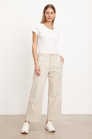 
            
                Load image into Gallery viewer, MYA COTTON CANVAS PANT
            
        