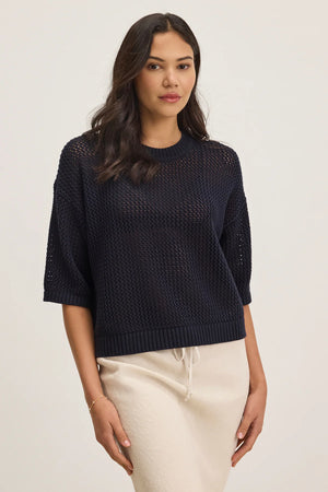 VIENNA MESH SWEATER