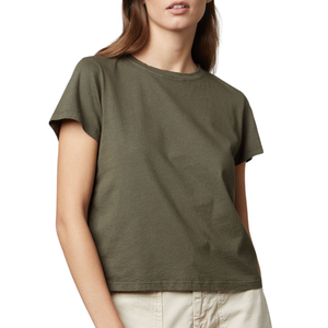 
            
                Load image into Gallery viewer, FRANKIE JERSEY SUEDE CREW NECK TEE
            
        