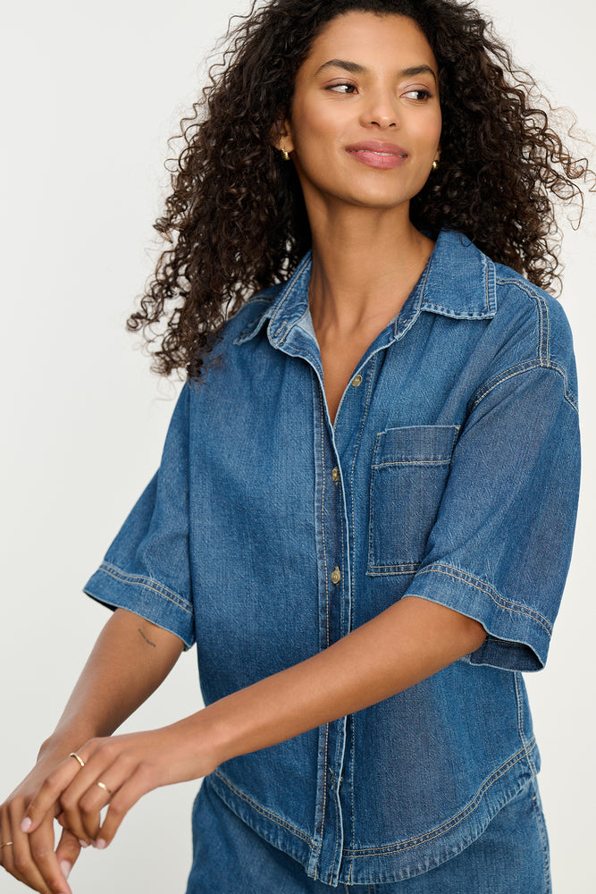 KADDY DENIM TOP