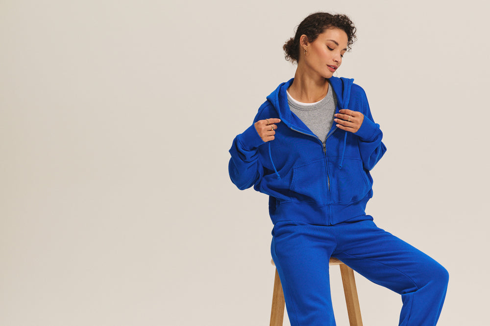 HIGHLAND FLEECE TOP - ISLAND