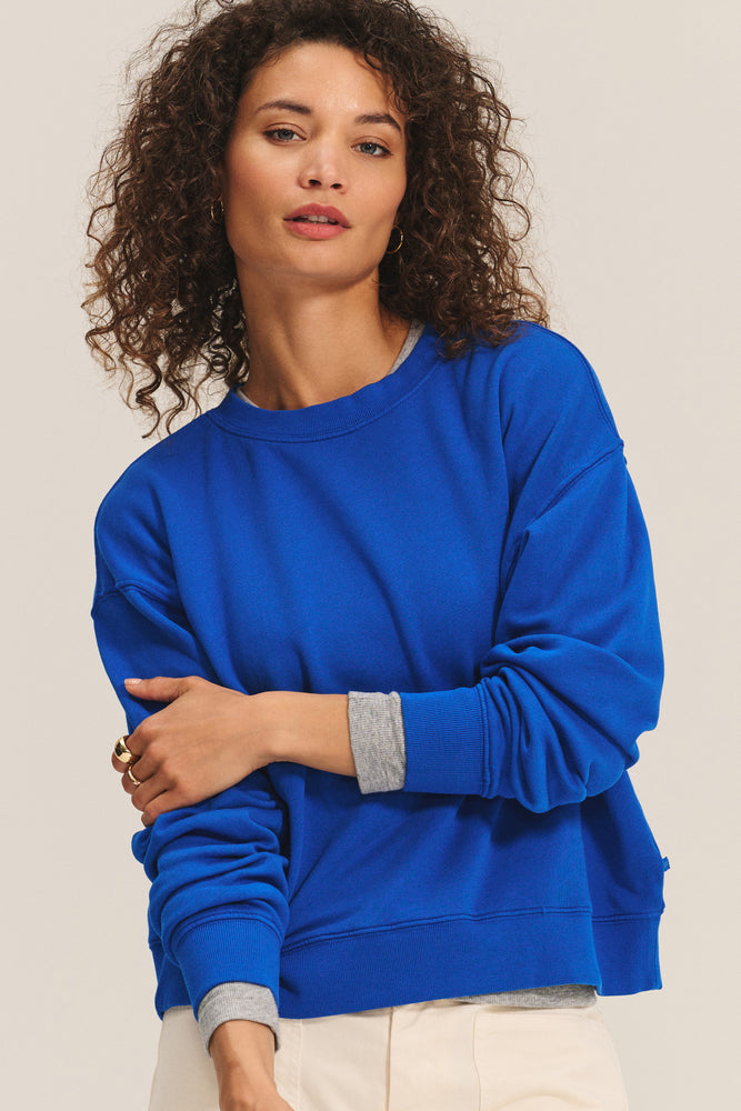 YOKO FLEECE TOP - ISLAND