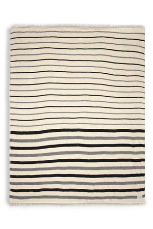 WINSLOW STRIPED LINEN FLEECE THROW