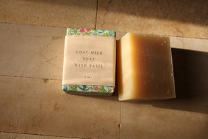 GOAT MILK SOAP WITH BASIL