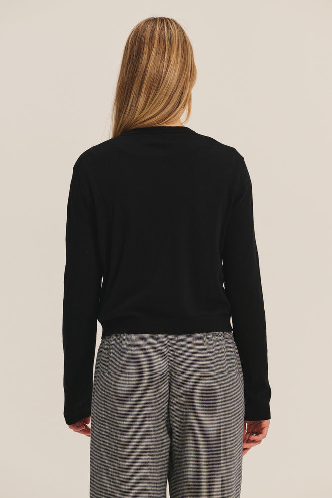 ANGELICA CARDIGAN - BLACK
