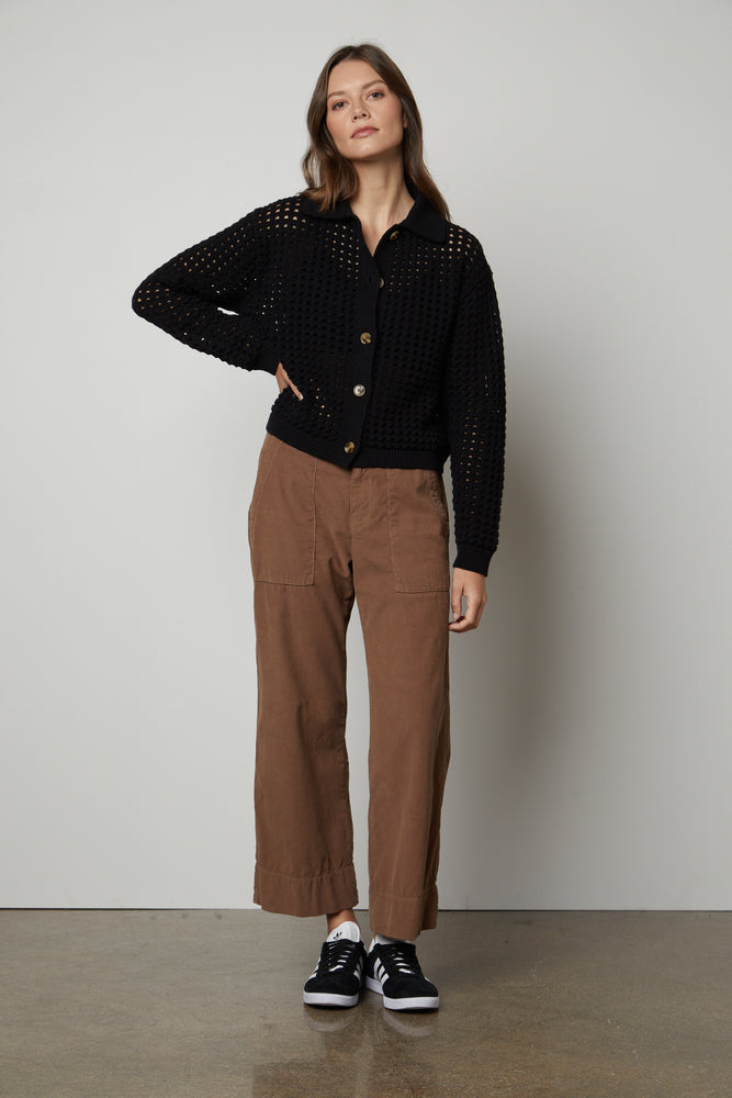 VERA CORDUROY WIDE LEG PANT